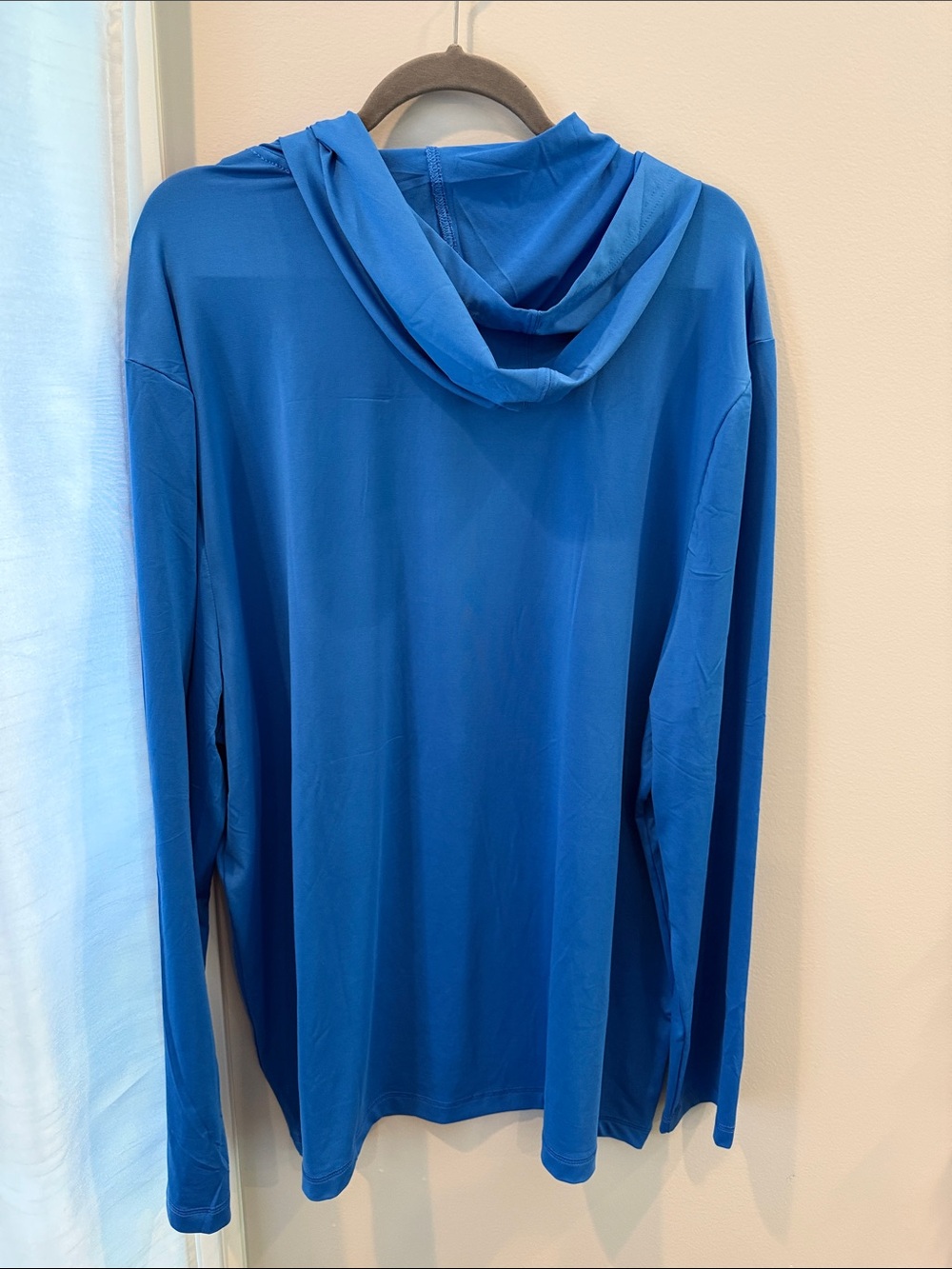 Hurley Blue Long Sleeve Hooded Sun Shirt nwot - Picture 5 of 6